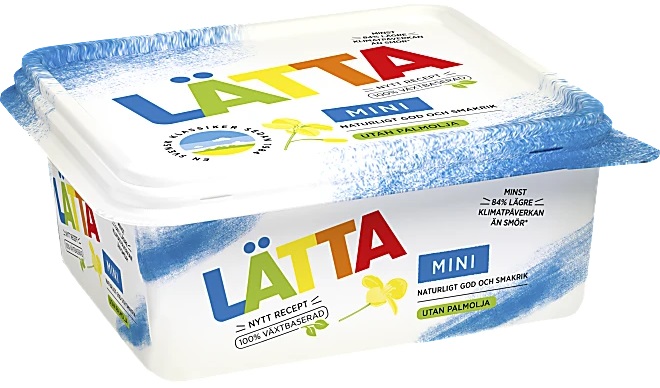 Mini Lätta Light vegetable fat spread 28% 600g  
